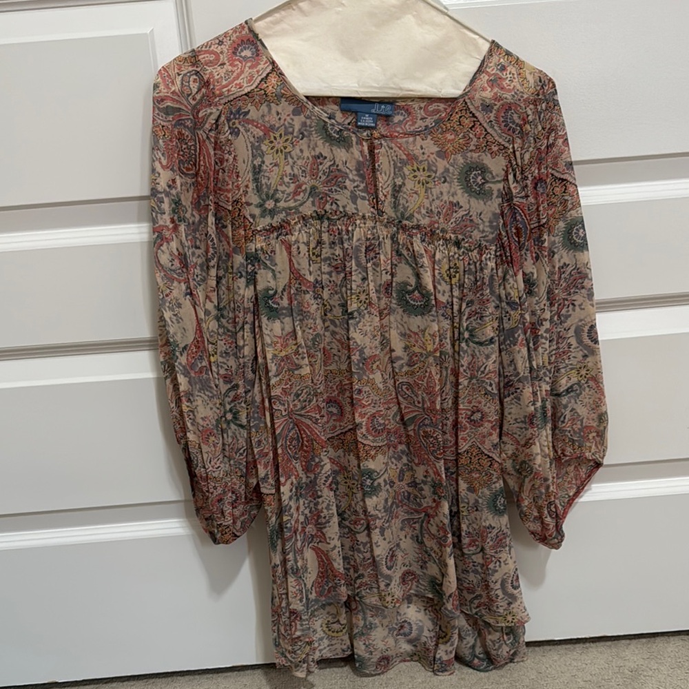Paisley Print Blouse